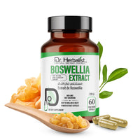 Dr. HERBALIST Boswellia Extract Capsules 500mg - Boswellia Serrata with Boswellic Acids | Supports Joint Comfort Mobility & Flexibility* | Halal, Vegan | 60ct