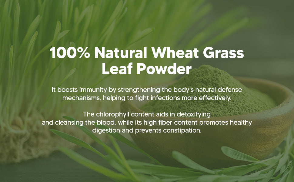 Dr. HERBALIST Wheatgrass Powder 200g - Pure Triticum Aestivum with Chlorophyll Iron & Vitamins A C E | Supports Daily Greens Detox & Nutrient Density* | Halal, Vegan — feature 6
