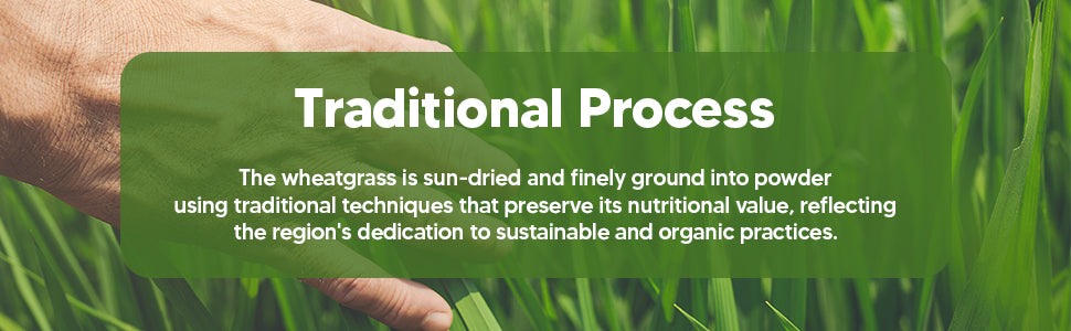 Dr. HERBALIST Wheatgrass Powder 200g - Pure Triticum Aestivum with Chlorophyll Iron & Vitamins A C E | Supports Daily Greens Detox & Nutrient Density* | Halal, Vegan — feature 7
