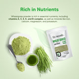 Dr. HERBALIST Wheatgrass Powder 200g - Pure Triticum Aestivum with Chlorophyll Iron & Vitamins A C E | Supports Daily Greens Detox & Nutrient Density* | Halal, Vegan view 2