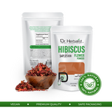 Dr. HERBALIST Hibiscus Powder 200g - Pure Hibiscus Rosa-Sinensis with Anthocyanins | Supports Antioxidant Wellness Hair Vitality & Cardiovascular Health* | Tea & Hair Mask Ready | Halal, Vegan view 2