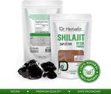 Dr. HERBALIST Shilajit Powder 200g - Himalayan Mineral Resin Powder with Fulvic Acid & 80+ Trace Minerals | Supports Energy Vitality & Stamina* | Bulk Value Size | Halal, Vegan view 2