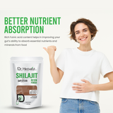 Dr. HERBALIST Shilajit Powder 200g - Himalayan Mineral Resin Powder with Fulvic Acid & 80+ Trace Minerals | Supports Energy Vitality & Stamina* | Bulk Value Size | Halal, Vegan view 3