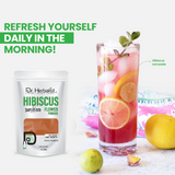 Dr. HERBALIST Hibiscus Powder 200g - Pure Hibiscus Rosa-Sinensis with Anthocyanins | Supports Antioxidant Wellness Hair Vitality & Cardiovascular Health* | Tea & Hair Mask Ready | Halal, Vegan view 4