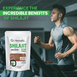 Dr. HERBALIST Shilajit Powder 200g - Himalayan Mineral Resin Powder with Fulvic Acid & 80+ Trace Minerals | Supports Energy Vitality & Stamina* | Bulk Value Size | Halal, Vegan view 4