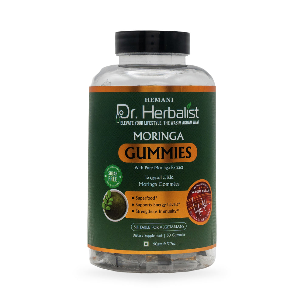 Dr. HERBALIST Moringa Gummies 30ct - Moringa Oleifera Tree of Life in Chewable Format | Supports Daily Nutrition & Antioxidant Wellness* | No Powder No Smoothie Required | Halal | Great Taste