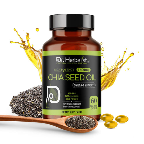Chia Seed Oil Capsules 1600mg
