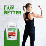 Dr. HERBALIST Manjishta Powder 200g - Pure Rubia Cordifolia (Indian Madder) with Purpurin & Alizarin | Supports Skin Clarity Complexion & Blood Wellness* | Halal, Vegan view 7
