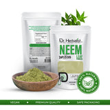 Dr. HERBALIST Neem Powder 200g - Pure Azadirachta Indica with Nimbin & Azadirachtin | Supports Skin Wellness & Traditional Purification* | Internal & Topical Use | Halal, Vegan view 2
