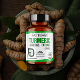 Dr. HERBALIST Turmeric Extract Capsules 250mg - Curcuma Longa Curcuminoid Concentrate | Supports Joint Comfort & Antioxidant Wellness* | Halal, Vegan | 60ct view 2