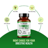 Dr. HERBALIST Turmeric Extract Capsules 250mg - Curcuma Longa Curcuminoid Concentrate | Supports Joint Comfort & Antioxidant Wellness* | Halal, Vegan | 60ct view 4