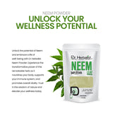 Dr. HERBALIST Neem Powder 200g - Pure Azadirachta Indica with Nimbin & Azadirachtin | Supports Skin Wellness & Traditional Purification* | Internal & Topical Use | Halal, Vegan view 6