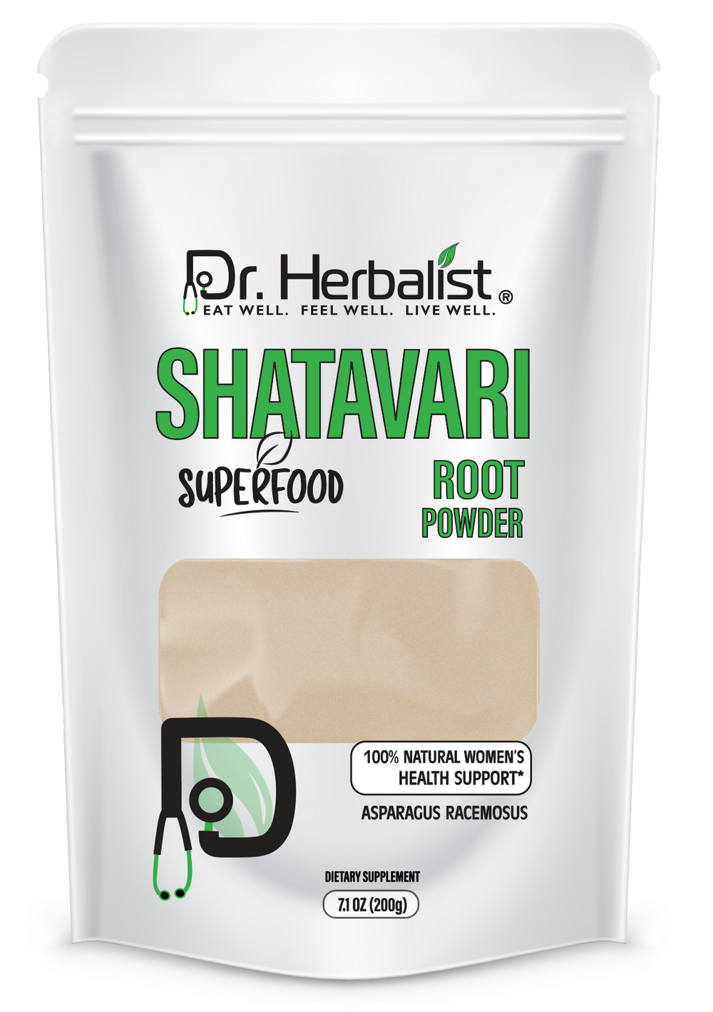 DR. HERBALIST Shatavari Powder 200g