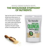Dr. HERBALIST Quinoa 400g - Premium Chenopodium Quinoa with Complete Protein (All 9 Amino Acids) | Gluten-Free Ancient Grain for Daily Nutrition | Halal, Vegan view 7