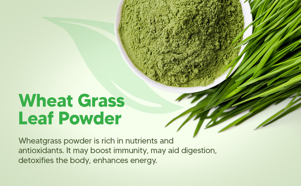 Dr. HERBALIST Wheatgrass Powder 200g - Pure Triticum Aestivum with Chlorophyll Iron & Vitamins A C E | Supports Daily Greens Detox & Nutrient Density* | Halal, Vegan — feature 2